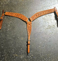 Floral Carved .Ranchers. Breastcoller.