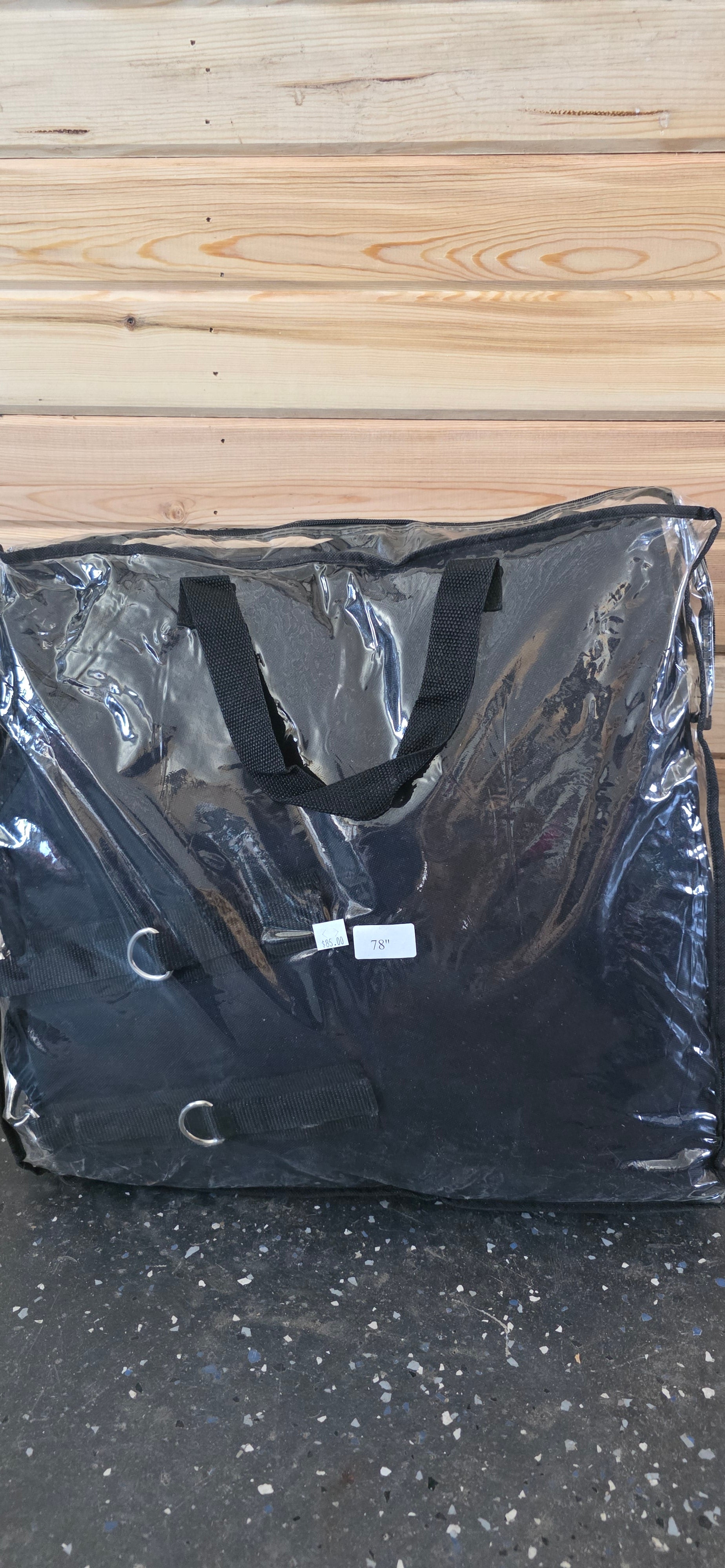 Size  78 Black Horse Blanket